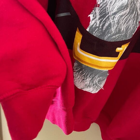 Men’s Substantial Santa Sweatshirt Does This Suit Make Me Look Fat 3XLTG - Picture 9 of 15